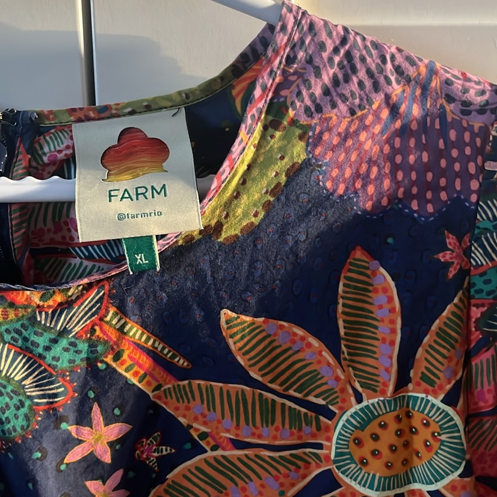 Farm Rio Macaw Mini Dress - Picture 2 of 3